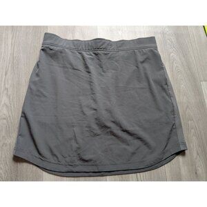 Eddie Bauer Womens Gray Elastic Waist Skort XL